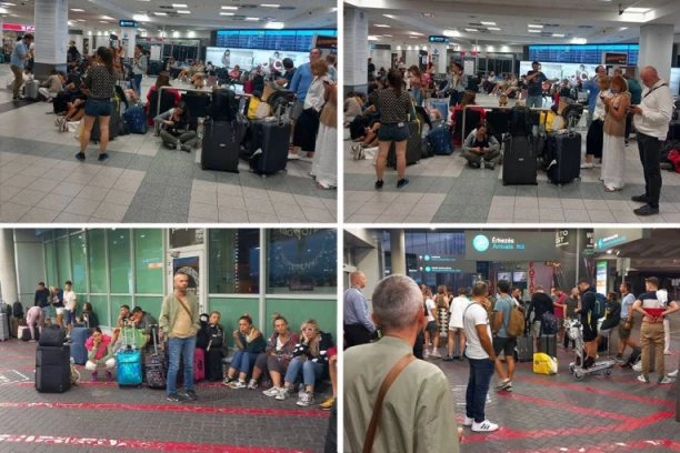 VIŠE OD 100 SRBA ZAROBLJENO NA AERODROMU U BUDIMPEŠTI! Gladni i žedni, 12 sati čekaju da se vrate kući! (FOTO)