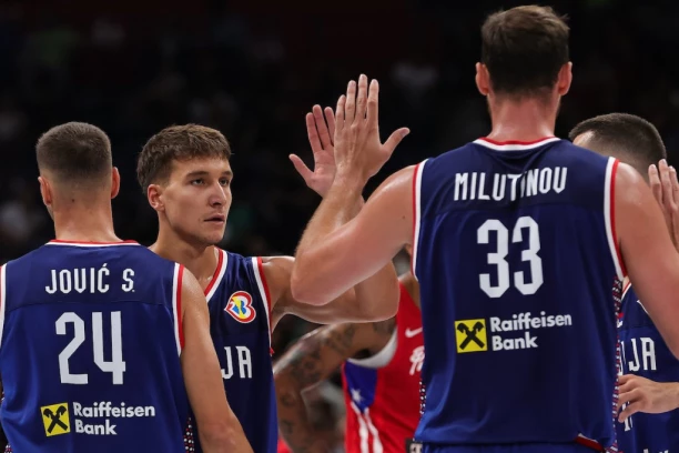 SRBIJA DEMOLIRALA PORTORIKO: "Orlovi" PREGAZILI rivala sa Mundobasketa - UPISAO se i Nikola Topić!