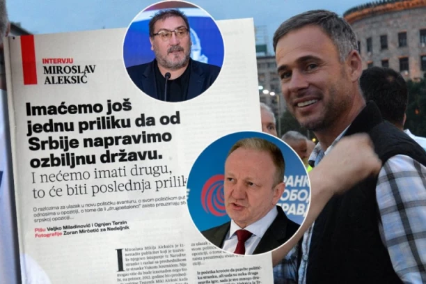 OTCEPIO SE OD NARODNE STRANKE, ALI I OD SVAKE LOGIKE! Aleksić umislio da je mesija?!