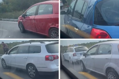 UŽAS NA OBRENOVAČKOM PUTU: U lančanom sudaru oštećeno nekoliko vozila! (VIDEO)