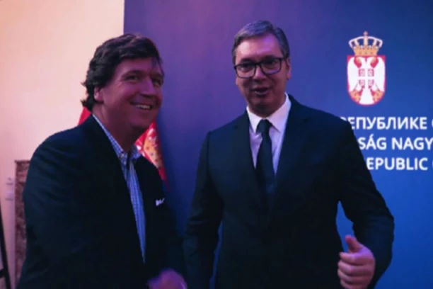 NAJVEĆI AMERIČKI NOVINAR DANAŠNJICE ODUŠEVLJEN VUČIĆEM: "Pametan čovek sa perspektivom"! Karlson sa srpskim predsednikom govorio i o RATU (VIDEO)
