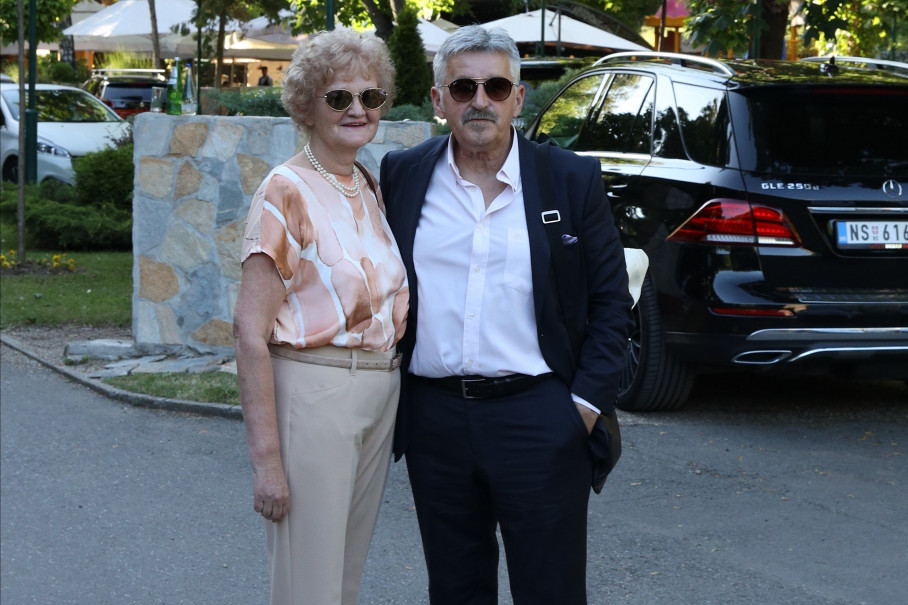 Dragan Stojković Bosanac sa suprugom Dunjom