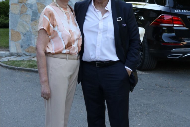Dragan Stojković Bosanac sa suprugom Dunjom