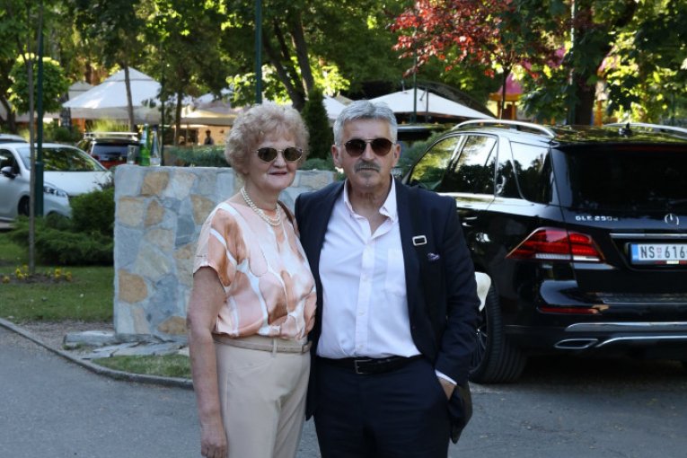 Dragan Stojković Bosanac sa suprugom Dunjom