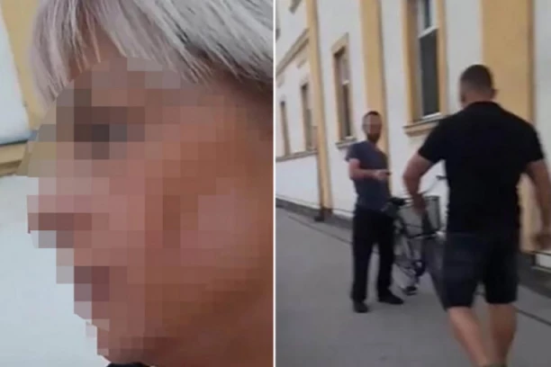 ZALEPIO JOJ GLAVU ZA ZID I UJEO IZ SVE SNAGE: Jezivi snimak PRETUČENE ŽENE u Sremskoj Mitrovici - jedva je spasili od MUŽA NASILNIKA (VIDEO)