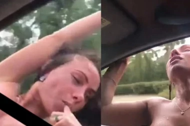 TOPLES MAJKA OSMOGODIŠNJEG DETETA IZVODILA EROTSKI PLES ZA PRATIOCE! Smeh se pretvorio u vrisak kad joj je glavu OTKINULA BANDERA - jeziv snimak izaziva traume! (FOTO)