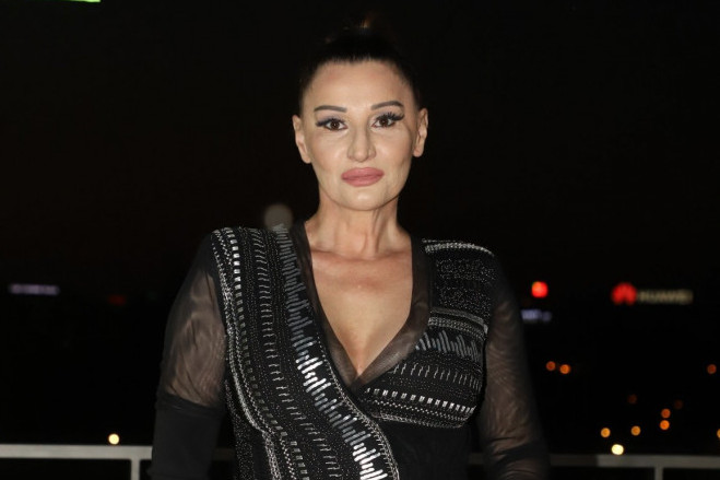 Mira Škorić na promociji albuma Jelene Karleuše