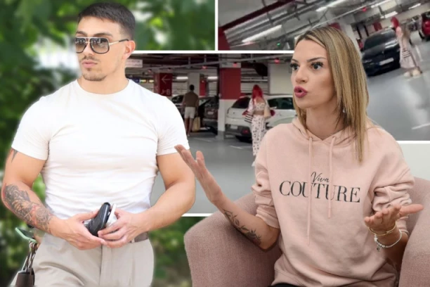 HAOS NA PARKINGU: Tara Simov i Danilo uhvaćeni tokom žučne svađe nakon pomirenja!