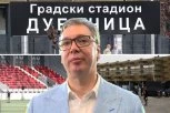 "ZNAM KOLIKO JE SRCE KOD LJUDI SA JUGA"! Predsednik Vučić objavio prelepi video sa stadiona u Leskovcu! (VIDEO)