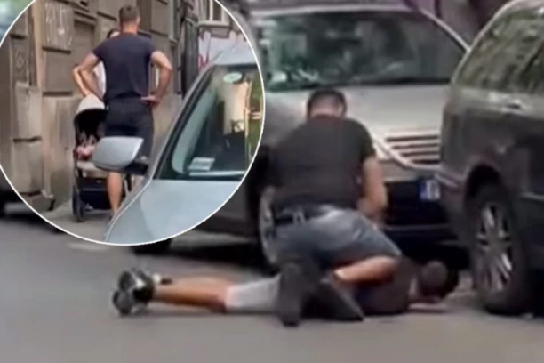 DŽEPAROŠ SE OSTRVIO NA MAJKU KOJA JE GURALA KOLICA SA BEBOM: Ono što nije znao - policija ga već pratila, "pao" u sekundi! (VIDEO)