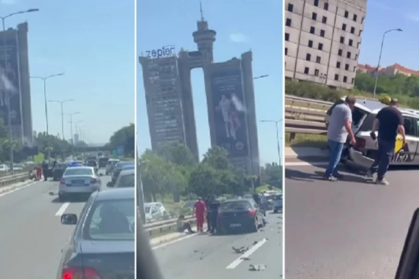 LANČANI SUDAR KOD GENEKSA:  Stvaraju se velike gužve u smeru ka gradu!