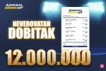 ULOŽIO 850 DINARA, 2 GOLA U NADOKNADI MU DONELA 12.000.000!