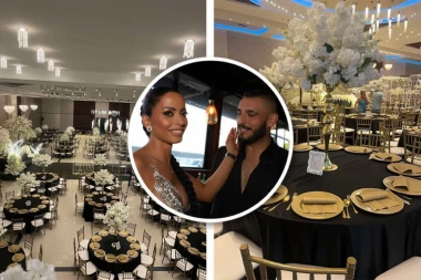 SVE JE SPREMNO ZA SVATOVE! Svečana sala Katarine i Darka Lazića PUCA OD LUKSUZA, pazili na svaki detalj! (GALERIJA)