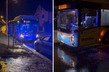 KAMENOVAN AUTOBUS U NOVOM SADU! Kamen proleteo tik pored glave vozača, razbijeno staklo (VIDEO)