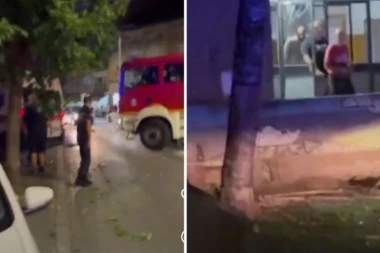 JAKA EKSPLOZIJA U SMEDEREVU: Detonacija u stambenoj zgradi, ljudi unezvereno trče po ulici (UZNEMIRUJUĆ VIDEO)