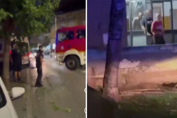 JAKA EKSPLOZIJA U SMEDEREVU: Detonacija u stambenoj zgradi, ljudi unezvereno trče po ulici (UZNEMIRUJUĆ VIDEO)