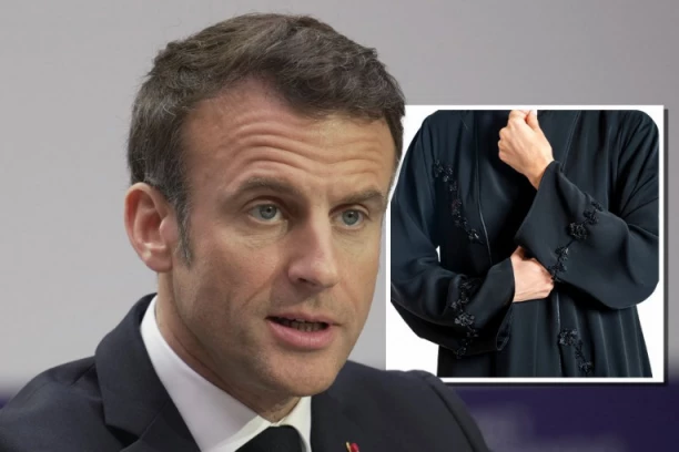 MAKRON ZABRANIO MUSLIMANSKU NOŠNJU: Niko u Francuskoj neće proći kroz vrata škole obučen u "abaju"