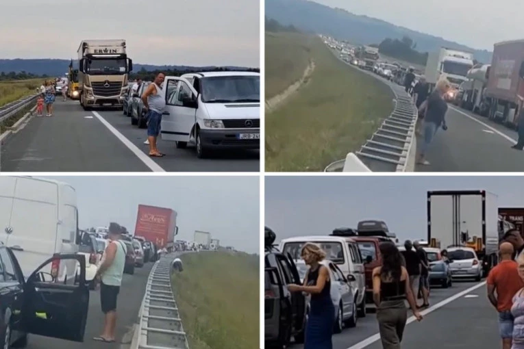 PRVE SLIKE SA MESTA STRAVIČNE NESREĆE NA MILOŠU VELIKOM! Vatrogasci seku vozilo kako bi došli do povređenih! (FOTO)