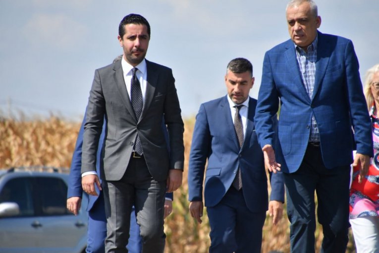 Tomislav Momirović i gradonačelnik Subotice Stevan Bakić