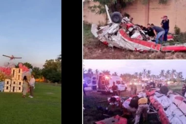 TRAGEDIJA NA PROSLAVI OTKRIVANJA POLA BEBE: Dok su svi slavili, AVION se srušio, JEDNA osoba poginula (VIDEO)