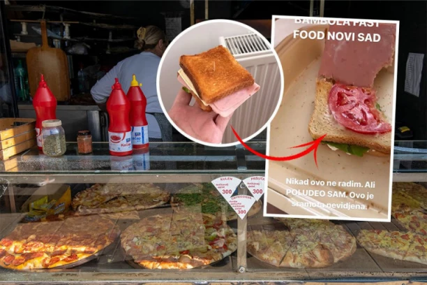 LISTIĆ ŠUNKE I KRIŠKA SIRA 720 DINARA?! "Bambola" fast fud na STUBU SRAMA