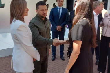 TAMARA VUČIĆ I ZELENSKI OČI U OČI U KIJEVU! Prva dama na samitu prvih dama i gospode u Kijevu (FOTO)