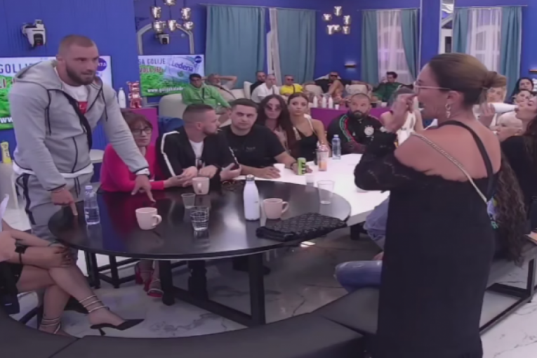 Mensur Ajdarpašić i Milena Kačavenda svađa Elita 7 Zadruga