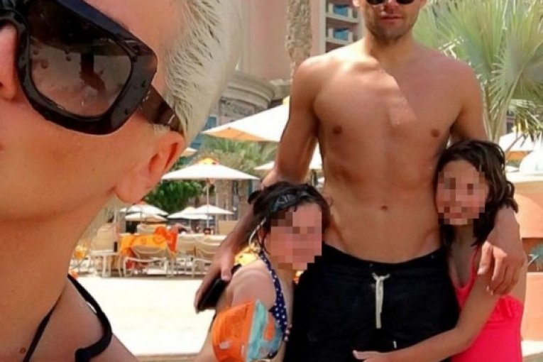 Jelena Karleuša i Duško Tošić sa ćerkama