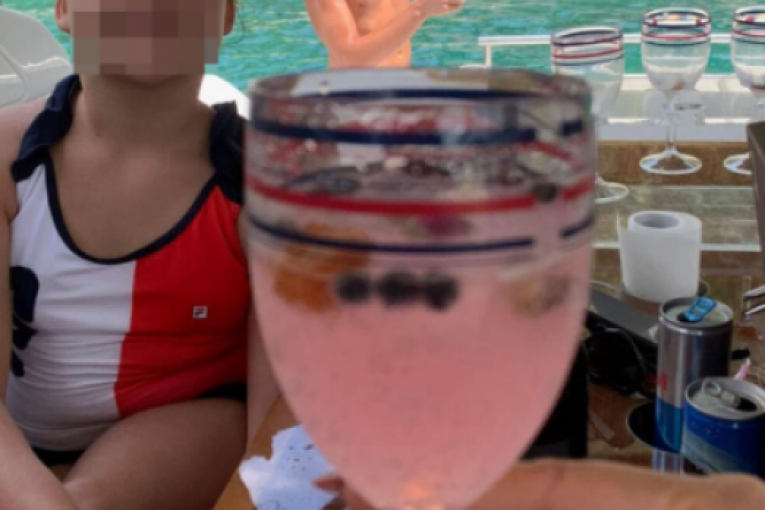 Jelena Karleuša i Duško Tošić sa ćerkama rođendan