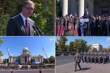 NEKA ŽIVI VOJSKA SRBIJE, ŽIVELA SRBIJA! Vučić uručio sablje najboljim kadetima: Nema ničeg lepšeg i časnijeg od služenja otadžbini (VIDEO)