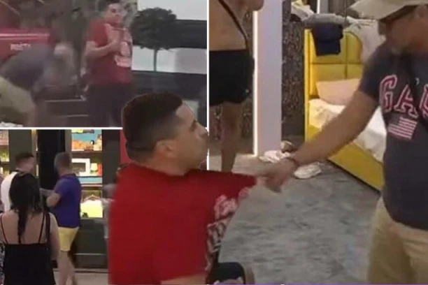 PRVA MAKLJAŽA U ELITI! Čuburac iscepao Bebicu, Kačavenda se zaletela kao ZVER, obezbeđenje odmah reagovalo! (FOTO)