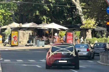 OVAKO IZGLEDA AUTOMOBIL DEVOJKE KOJU SU NAPALI LAŽNI EKOLOZI: Pokušala da prođe Savskim nasipom, a onda... (FOTO/VIDEO)