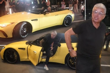 SAŠA POPOVIĆ DIVLJA U MEČKI OD 200.000 EVRA: Pogledajte šta vozi direktor "Granda", napravio haos ispred hotela (FOTO)