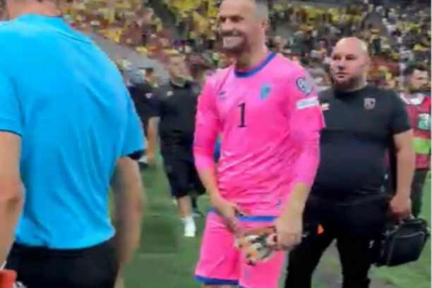 POTEZ BEDNIKA: Golman takozvanog Kosova ZGROZIO Evropu! Evo KAKO je PROSTAČKI reagovao! (VIDEO)