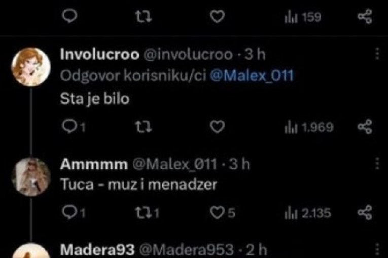 Tviter korisnici o navodnoj tuči Prijinog muža i menadžera