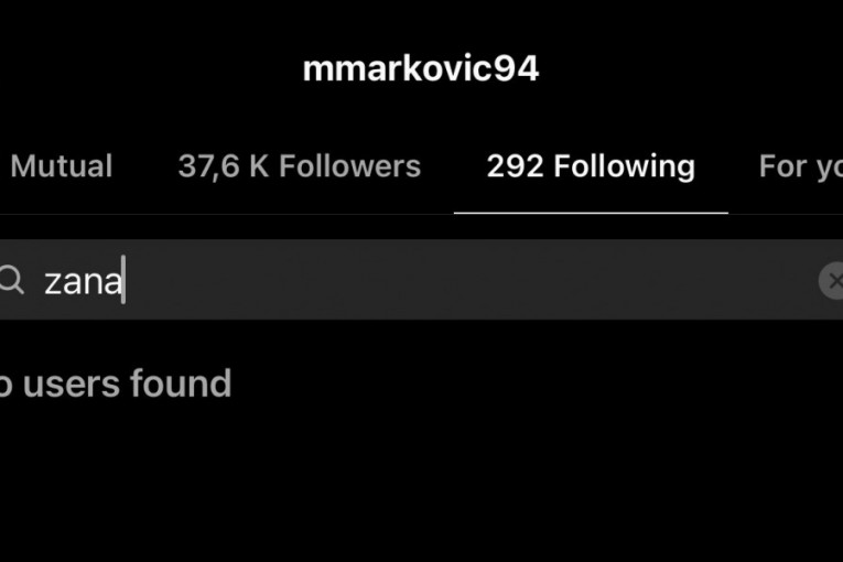 Žana Đorđević i Marko Marković raskid