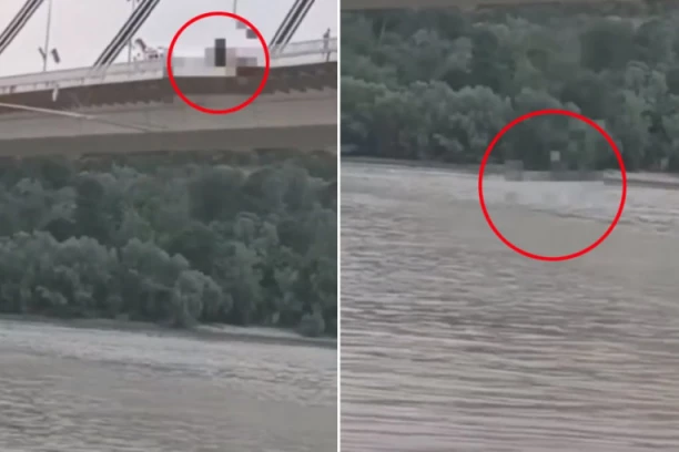 UZNEMIRUJUĆE! MUŠKARAC SKOČIO SA MOSTA SLOBODE U NOVOM SADU! Posle pregovora sa policijom pokušao da se UBIJE, pa odbio da uđe u čamac za spasavanje! (VIDEO)