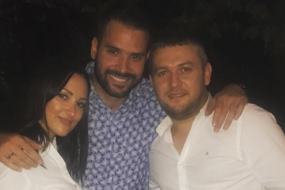 Aleksandra Prijović i Blaško i Filip Živojinović