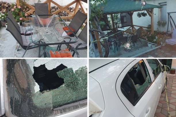 OVAKO SAD IZGLEDAJU KUĆE NA KIM NA KOJE SU BAČENE BOMBE! Jezivi prizori na licu mesta, izlomljena stakla rasuta po dvorištima (FOTO)