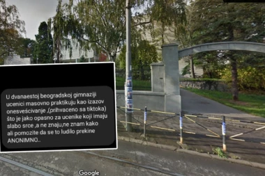 NOVI TIKTOK IZAZOV U XII BEOGRADSKOJ GIMNAZIJI: Mladi se namerno onesvešćuju