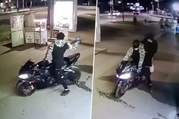 PRVI SNIMAK ORUŽANE PLJAČKE U TEMERINU: Ovako nešto nema ni na filmu (VIDEO)