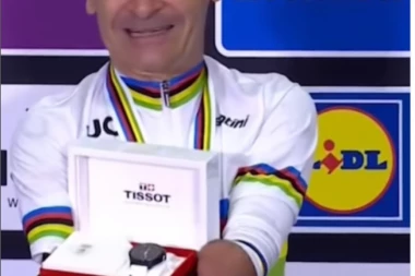 BICIKLISTA BEZ RUKU JOŠ JEDNOM ODUŠEVIO SVET: Evo ŠTA JE URADIO sa SATOM koji je dobio kao NAGRADU!
