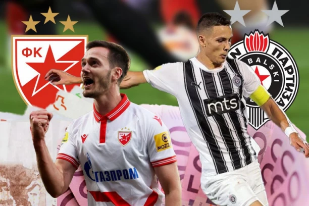 ZVEZDA IMA DUPLO SKUPLJI TIM OD PARTIZANA: Evo KO NAJVIŠE VREDI u "večitom derbiju"!