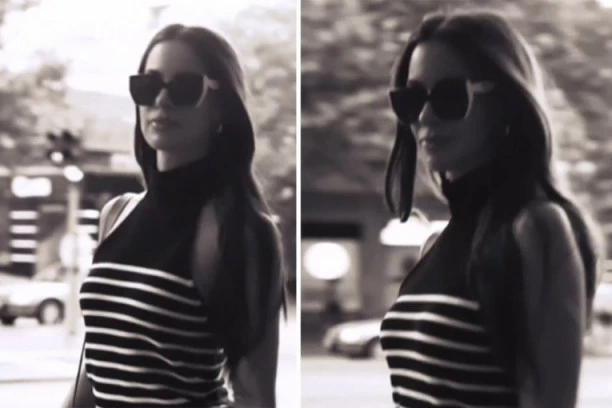 DRAGANA KOSJERINA U PROVOKATIVNOM STAJLINGU PRKOSI JESENI: Snimak na mrežama izazvao pometnju zbog JEDNOG DETALJA (VIDEO)