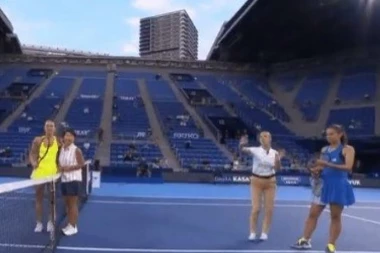 UKRAJINKA NAPRAVILA SKANDAL! Teniserka koja je PROZIVALA Novaka jednim potezom izazvala HAOS! (VIDEO)