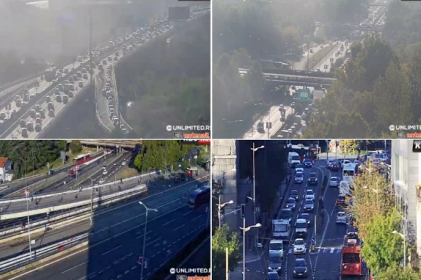 JUTARNJI KRKLJANAC! U skoro svim delovima Beograda gužve, formiraju se i KOLONE od nekoliko kilometara! (FOTO)