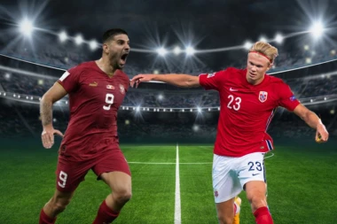 MITROVIĆ JE ZVER KAO HALAND: Napadač Srbije rame uz rame Norvežaninu, ostale zvezde im gledaju u leđa