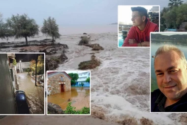 KAO DA SMO UKLETI, ODSEČENI SMO OD SVETA, A AGONIJA TRAJE: Meštani ostrva Evije o paklu koji ih je zadesio sa poplavama, intervenisala i VOJSKA! (FOTO,VIDEO)