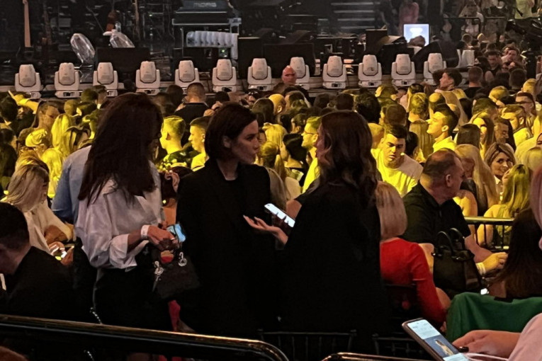 Sara Jo na koncertu Aleksandre Prijović