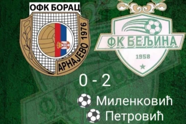 PREPUNE TRIBINE U ARNAJEVU: Sastav Beljine je upisao treći vezani trijumf u derbi susretu sa Borcem! (VIDEO)